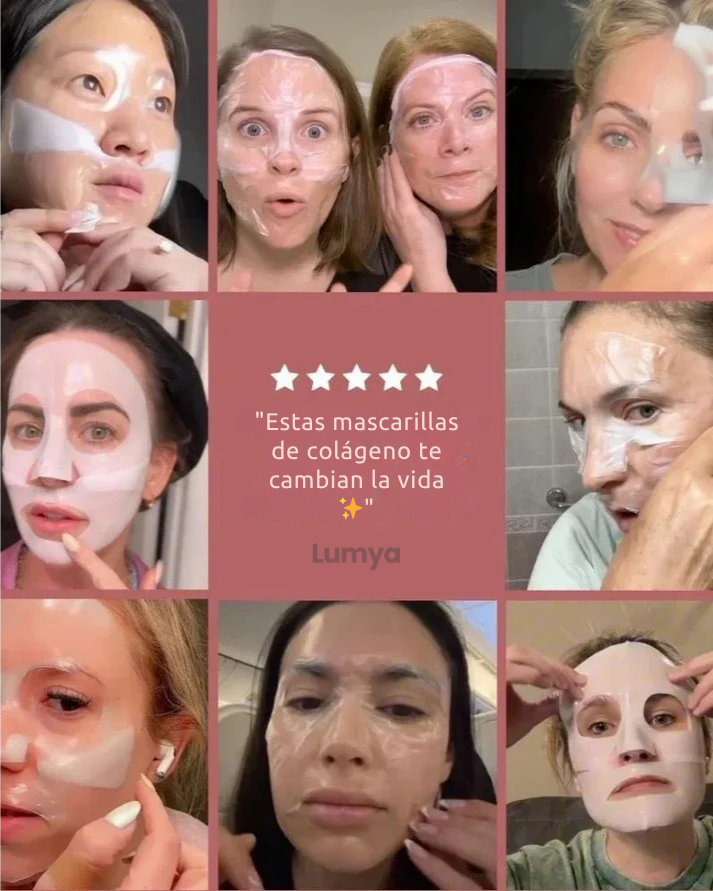 CollagenGlow™ Máscara Rejuvenecedora & Luminosa